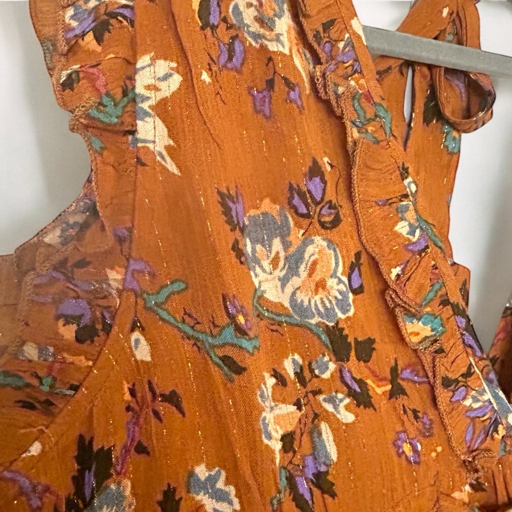 NWT MSRP $140 RAGA Morning Glories Maxi Dress - Size Large - Picture 11 of 14